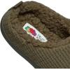 imageFruit of the Loom Mens Waffle Clog Slippers  Fleece Memory Foam Sole  IndoorOutdoor Pantuflas Machine WashableOlive