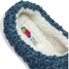 imageFruit of the Loom Womens Berber Slippers  Fuzzy Memory Foam Lightweight Clog IndoorOutdoor Zapatillas de MujerBlue