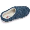 imageFruit of the Loom Womens Berber Slippers  Fuzzy Memory Foam Lightweight Clog IndoorOutdoor Zapatillas de MujerBlue