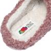 imageFruit of the Loom Womens Berber Slippers  Fuzzy Memory Foam Lightweight Clog IndoorOutdoor Zapatillas de MujerPink