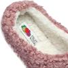 imageFruit of the Loom Womens Berber Slippers  Fuzzy Memory Foam Lightweight Clog IndoorOutdoor Zapatillas de MujerPink