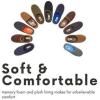 imageFruit of the Loom Womens Berber Slippers  Fuzzy Memory Foam Lightweight Clog IndoorOutdoor Zapatillas de MujerTan