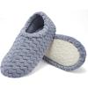 imageFruit of the Loom Womens Chevron Slippers  Fuzzy Memory Foam Lightweight IndoorOutdoor Zapatillas de MujerBlue