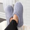 imageFruit of the Loom Womens Chevron Slippers  Fuzzy Memory Foam Lightweight IndoorOutdoor Zapatillas de MujerBlue