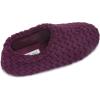 imageFruit of the Loom Womens Chevron Slippers  Fuzzy Memory Foam Lightweight IndoorOutdoor Zapatillas de MujerGrape