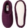 imageFruit of the Loom Womens Chevron Slippers  Fuzzy Memory Foam Lightweight IndoorOutdoor Zapatillas de MujerGrape