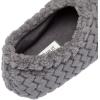 imageFruit of the Loom Womens Chevron Slippers  Fuzzy Memory Foam Lightweight IndoorOutdoor Zapatillas de MujerGrey