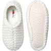 imageFruit of the Loom Womens Chevron Slippers  Fuzzy Memory Foam Lightweight IndoorOutdoor Zapatillas de MujerIvory