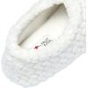imageFruit of the Loom Womens Chevron Slippers  Fuzzy Memory Foam Lightweight IndoorOutdoor Zapatillas de MujerIvory