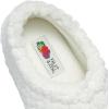 imageFruit of the Loom Womens Chevron Slippers  Fuzzy Memory Foam Lightweight IndoorOutdoor Zapatillas de MujerIvory