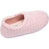 imageFruit of the Loom Womens Chevron Slippers  Fuzzy Memory Foam Lightweight IndoorOutdoor Zapatillas de MujerPink