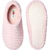 imageFruit of the Loom Womens Chevron Slippers  Fuzzy Memory Foam Lightweight IndoorOutdoor Zapatillas de MujerPink