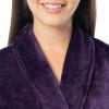 imageFruit of the Loom Womens Fleece RobeDark Plum