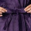 imageFruit of the Loom Womens Fleece RobeDark Plum