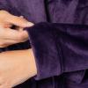 imageFruit of the Loom Womens Fleece RobeDark Plum