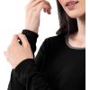 imageFruit of the Loom Womens Long Sleeve Tee and Pant 2 Piece Sleep SetBlack