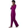 imageFruit of the Loom Womens Long Sleeve Tee and Pant 2 Piece Sleep SetBoysenberry