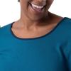 imageFruit of the Loom Womens Long Sleeve Tee and Pant 2 Piece Sleep SetDark Sea
