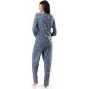 imageFruit of the Loom Womens Long Sleeve Tee and Pant 2 Piece Sleep SetFloral Print