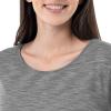 imageFruit of the Loom Womens Long Sleeve Tee and Pant 2 Piece Sleep SetHeather Grey