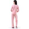 imageFruit of the Loom Womens Long Sleeve Tee and Pant 2 Piece Sleep SetSoft Pink