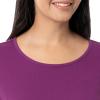 imageFruit of the Loom Womens Sueded Jersey Crew Top and Fleece Pant Sleep SetBerry
