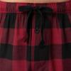 imageFruit of the Loom mens Broadcloth Woven Sleep Pajama PantBlack PlaidRed Check