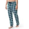 imageFruit of the Loom mens Broadcloth Woven Sleep Pajama PantNavy PlaidGreen