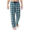 imageFruit of the Loom mens Broadcloth Woven Sleep Pajama PantNavy PlaidGreen