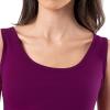 imageFruit of the Loom womens Breathable Tank Top Pant and Cardigan Sleep SetBoysenberry