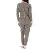 imageFruit of the Loom womens Micro Waffle Premium Thermal Union SuitAnimal Print