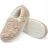 imageFruit of the Loom Womens Berber Loafer  Comfy Memory Foam IndoorOutdoorTan