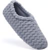 imageFruit of the Loom Womens Chevron Slippers  Fuzzy Memory Foam Lightweight IndoorOutdoor Zapatillas de MujerBlue