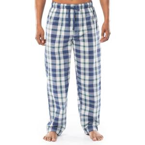 imageFruit of the Loom mens Broadcloth Woven Sleep Pajama PantBlue Plaid