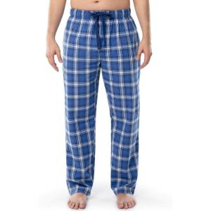 imageFruit of the Loom mens Broadcloth Woven Sleep Pajama PantNavy Plaid