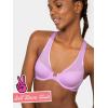 imageA Fresh Collection Game Changer Front and Back Close Racerback Bra 2 Pack