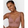 imageFruit of the Loom A Fresh Collection Confidence Booster 2 Pack Womens Seamless Push Up Bras for Lifted ComfortPremium PlumBlack Hue