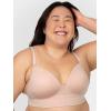 imageFruit of the Loom A Fresh Collection Confidence Booster 2 Pack Womens Seamless Push Up Bras for Lifted ComfortRose ShadowBlack Hue