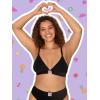 imageFruit of the Loom A Fresh Collection FOMO Free 2Pack Womens Triangle Bralettes  Modern Comfort ampamp Sleek DesignStellar OrchidBlack Hue