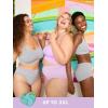 imageFruit of the Loom A Fresh Collection Hey Shorty 3Pack Seamless Boyshorts for Womens Everyday ComfortPremium PlumRose ShadowBlack
