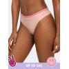 imageFruit of the Loom A Fresh Collection Sneak Chic 3Pack Womens Seamless Thong  For Ultimate Comfort ampamp Invisible StylePremium PlumRose ShadowBlack
