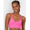 imageFruit of the Loom A Fresh Collection So Comfy 2Pack Womens Seamless Bralettes  Your New Everyday EssentialSugar PlumBlack Hue