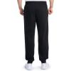imageFruit of the Loom Best Collection Mens Fleece Elastic Bottom PantCotton Blend  Black