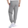 imageFruit of the Loom Best Collection Mens Fleece Elastic Bottom PantCotton Blend  Grey Heather