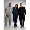 imageFruit of the Loom Best Collection Mens Fleece Elastic Bottom PantCotton Blend  Navy