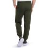 imageFruit of the Loom Best Collection Mens Fleece Elastic Bottom PantDuffle Bag Green