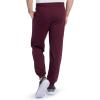 imageFruit of the Loom Best Collection Mens Fleece Elastic Bottom PantMaroon