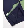 imageFruit of the Loom Boys Fleece Full Zip Sleeveless Vest Ghost NavyGametime GreenCharcoal Heather Small