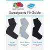 imageFruit of the Loom Eversoft Fleece Elastic Bottom Sweatpants with Pockets Relaxed Fit Moisture Wicking BreathableMellow Blue