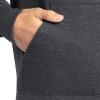 imageFruit of the Loom Eversoft Fleece Hoodies Pullover ampamp Full Zip Moisture Wicking ampamp Breathable Sizes S4xBlack Heather Pullover